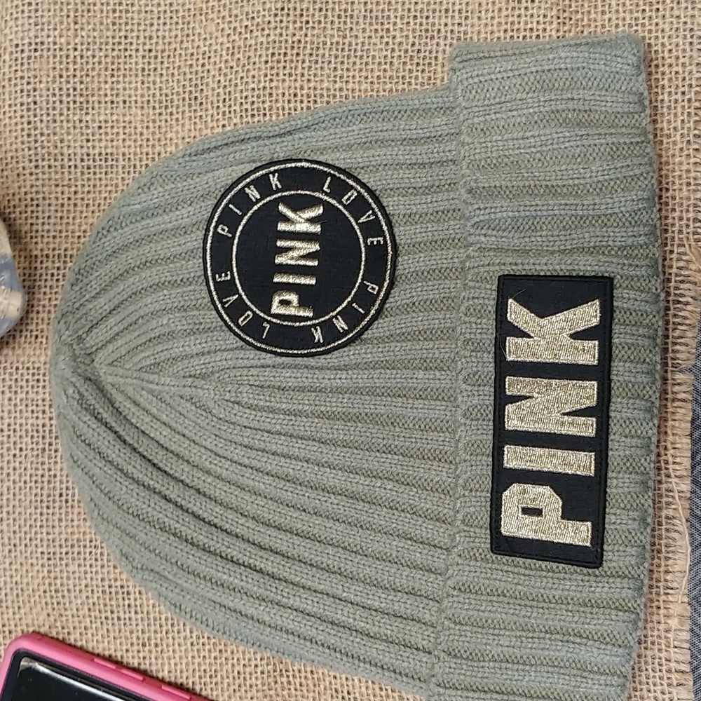 PINK beanie